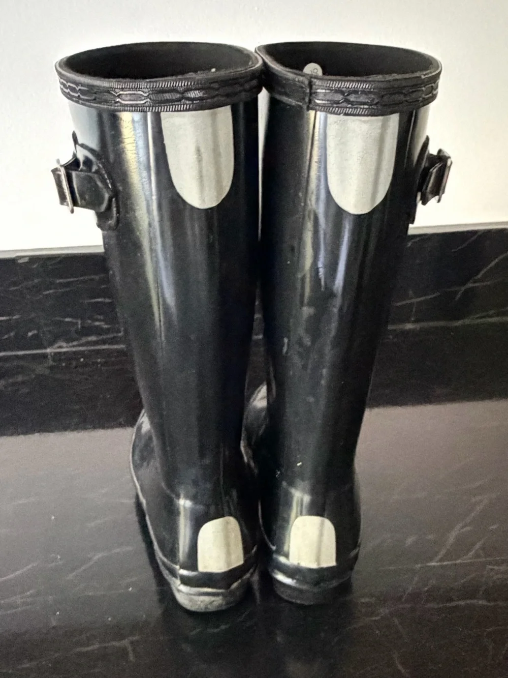 Hunter big kids original gloss rain boot